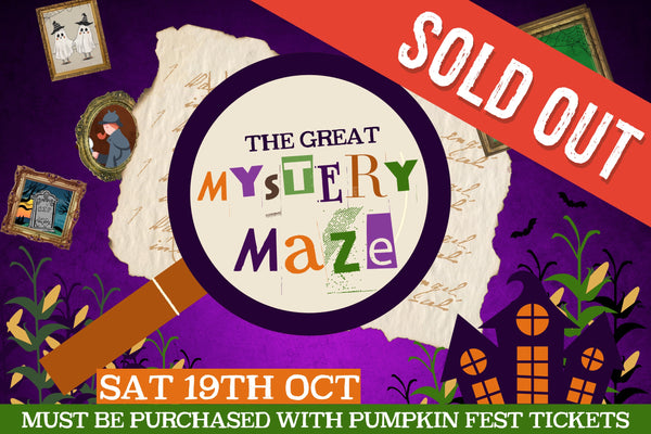 Mystery Maize Maze - Sat 19th Oct 2024