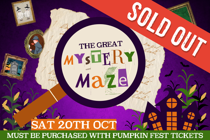 Mystery Maize Maze - Sun 20th Oct 2024