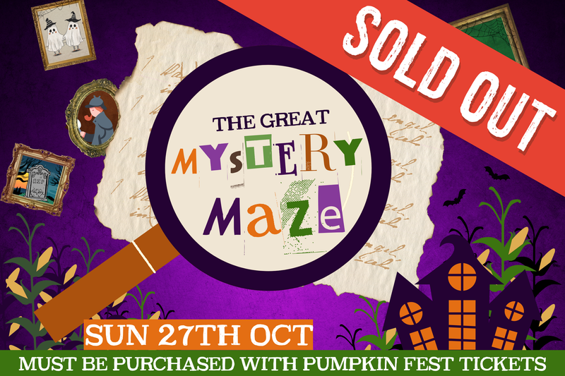 Mystery Maize Maze - Sun 27th Oct 2024